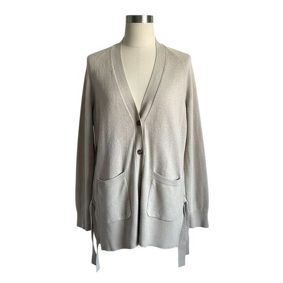 Anthropologie Sweaters - Anthropologie By Anthropologie Tan Buttoned Cardigan Wool Blend Long Women S​